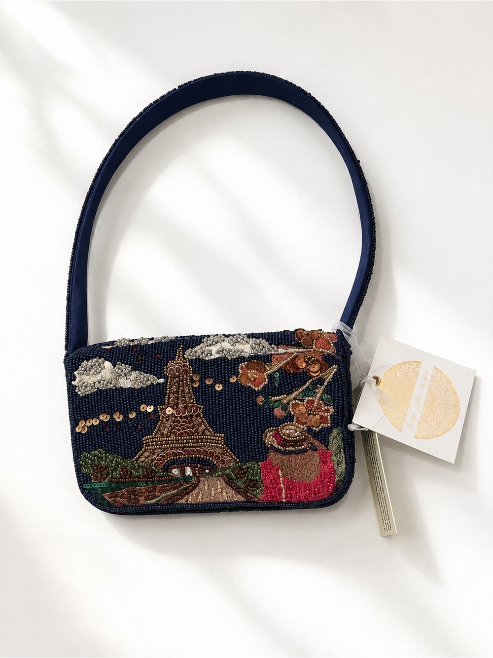 Handmade in India Paris Beaded Shoulder Bag | NEW Fall Release | NWT 🇫🇷✨